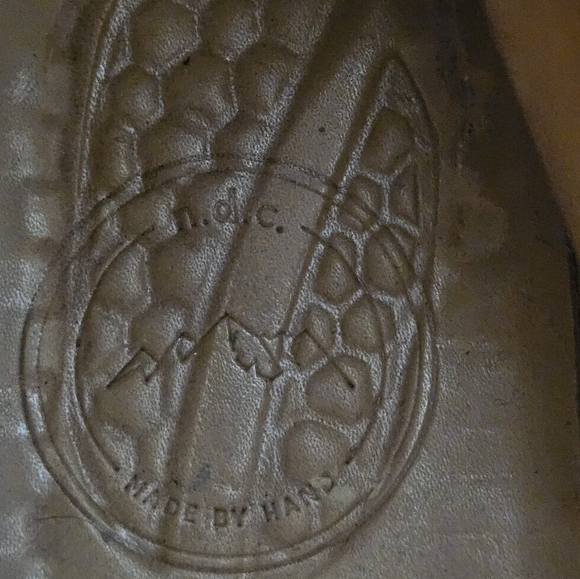 Mens leather boots- brown with side zip closure N.D.C made by hand. - Picture 13 of 15